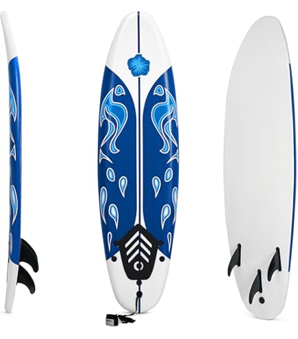 Giantex 6' Surfboard Surfing Surf Beach Ocean Body Foamie Board